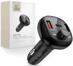Tech-Protect CC06 încărcător auto cu 3 porturi PD72W + transmițător FM Bluetooth negru