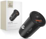 Tech-Protect CC02 încărcător auto cu 2 porturi PD35W/QC3.0 negru (5906302361038)