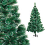 Flippy Brad artificial de Craciun tip pin nins, pentru interior exterior, inaltime 180 cm, Flippy, verde, suport metalic inclus (teo-106768)
