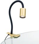 ORION Kurt sárgaréz-fekete LED csiptetős lámpa (ORI-Str 10-489_BR) LED 1 izzós IP20