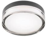 Redo Group Frisbi fekete-fehér vízvédett fürdőszobai LED mennyezeti lámpa (RED-01-3733) LED 1 izzós IP44