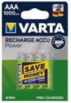 VARTA Akkumulátor mikro VARTA Power AAA előtöltött 4x1000 mAh (5703301404) - forpami