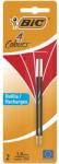 BIC Golyóstollbetét, 0, 32 mm, BIC "4 Colours" piros - 2db (BC929243)