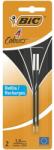 BIC Golyóstollbetét, 0, 32 mm, BIC "4 Colours" fekete - 2db (BC931779)