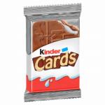 Kinder Cards ropogós ostya tejes és kakaós töltelékkel 25, 6 g - cooponline