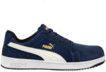 PUMA Iconic Suede Navy Low S1PL ESD FO HRO SR munkavédelmi cipő 42 (PUM-640020-42)