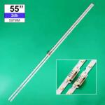  Edge háttérvilágítás Samsung 55coll 40LED 6V AOT_55_NU7300_NU7100 2db/csomag