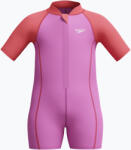 Speedo Learn To Swim neoprén neonlila egyrészes gyermek úszóruha
