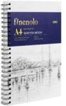 Deli A4 álló, 160 g/m2, spirálozott, fehér rajzpapírfüzet (DEC275) (DEC275)