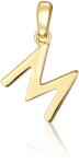 JVD Pandantiv placat cu aur litera „M SVLP0948XH2GO0M