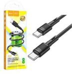 Baseus Hoco X83 USB-C - USB-C PD 3A 60W kábel (fekete) (HC770929) (HC770929)
