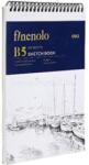 Deli B5, álló, 100 g/m2, spirálozott, fehér rajzpapírfüzet (DEN025) (DEN025)