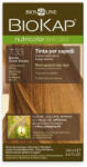 BioKap Vopsea permanentă pentru păr Nutricolor Delicato, Nunaţa Golden Blond Wheat 7.33, 140 ml, Biokap