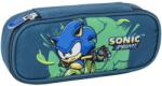 Sonic Prime ovális tolltartó, 1 cipzárral, 22, 5 x 8, 5 x 5 cm (2700001148)