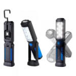  Homasita állítható mágneses mini LED elemlámpa (70RIL82) (70RIL82) - aqua