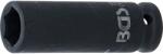 BGS technic Hosszított hatszögű légkulcs adapter 12.5mm (1/2") meghajtás, 17mm (BGS-7217)