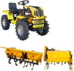 ProGarden Minitractor ProGARDEN Campo T18 V25.1 4x4 18CP benzina hidraulica fata-spate roti 6.00-12 Freza tractata 15/20cm transmisie 12-14 40 zale Tocator vegetatie TV600 (4560000103/5) - agromoto