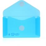 Office Box Plic card plastic Office box, prindere tip arici, tip V, albastru FR90626
