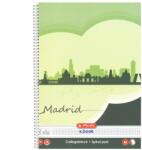 Herlitz Caiet A4 Herlitz cu spira, 70 file, 70g/mp economic, Matematica, Motiv Roma (9484770)