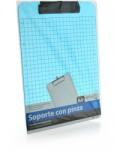 Office Box Clipboard standard Office box, A4, transparent PP, albastru FR9232