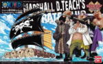 BANDAI One Piece Grand Ship Collection Marshall D. Teach's Pirate Ship (gun58173) - vexio Figurina