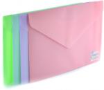 Office Box Mapa plastic Office box A4+, prindere tip arici, in V, culori pastel asortate FR90105