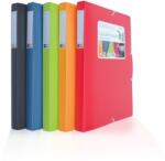 Office Box Mapa din plastic Office box, A4+, Vital Colors, 25mm, culori asortate FR52518