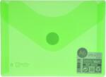 Office Box Plic plastic Office box, A6, prindere tip arici, tip V, verde FR90936