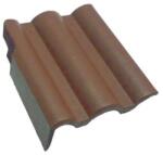 Terrán Danubia szegélycserép bal ColorSystem barna (543398)