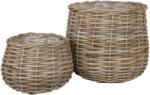 House Nordic Pulo kosarak, kubu rattan, natúr 2 db (4401112) - leziteronline