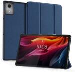 Dux Ducis Lenovo Tab K11 Plus Dux Ducis Domo Tok - Bőr Hatású Aktív Flip, Textil Minta, Sötétkék