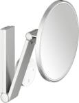 KEUCO Cosmetic mirrors kozmetikai tükör 21.2x31.8 cm kerek világítással acél 17612219002 (17612219002)
