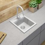 Gamma Modern 4050, 1 rekeszes gránit mosogató 400x500x180 mm, fehér, GMA-ZM-4050-WH (GMA-ZM-4050-WH)