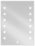 Mexen Ner oglindă pentru baie iluminată 60 x 80 cm, LED 6000K, anti-aburire - 9809-060-080-611-00 (9809-060-080-611-00)