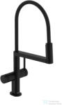 Hansgrohe TALIS M54 Powder spray 3 funkciós mosogató csaptelep, matt fekete 72861670 (72861670)