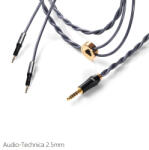 DD HIFI BC150B 2.5mm AUDIO-TECHNICA - Cablu audio pentru căști simetric din argint cu conector de 4.4mm - 145cm (DDHIFI-BC150B-25AT-145)