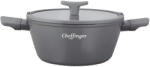 Cheffinger Tapadásmentes lábas szűrővel és kiöntőcsőrrel 28cm (CF-CSP28)
