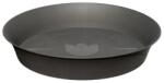 Plastia cserépalátét Tulipan 24 cm antracit