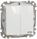  ÚJRACSOMAGOLT Schneider Electric SDD211105 vízmentes csillárkapcsoló (105), fehér burkolattal, rugós bekötés, kerét nélkül, süllyesztett, 10A 250V IP44 ( SDD211105 ) (SDD211105)
