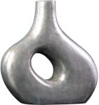 Invicta RING sötétszürke fém váza 30cm