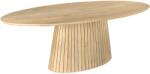 Invicta ART DECO mangófa étkezőasztal ovális 220cm