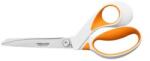 Fiskars Olló, általános, 23 cm, Fiskars "razoredge softgrip", narancssárga-fehér (1070079)