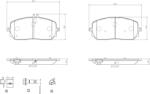 BREMBO Set placute frana, frana disc BREMBO P 50 152 - fixbox