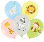 PartyPal Vadállatok lufi mix, 30 cm, 5 db/cs