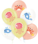 PartyPal Lufi, latex, tengeri állatok, 6 db/cs