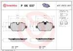 BREMBO fékbetétkészlet, tárcsafék BREMBO P 06 037X for BMW (P 06 037X)
