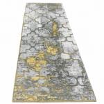  MOROCCAN silver S, szürke-sárga marokkói mintás szőnyeg, 80 x 200 cm