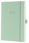 Sigel Naptár, A5, heti, 2026, kemény borító, SIGEL "Conceptum", mentazöld (C2672) - iroszer24