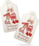  Nyomtatott dekorkarton - Vintage karácsonyi tábla 2db/csomag