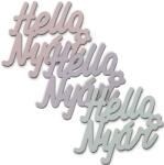  Hello Nyár" felirat színes 7, 5x8, 5cm 3db/csomag - kosarbolt